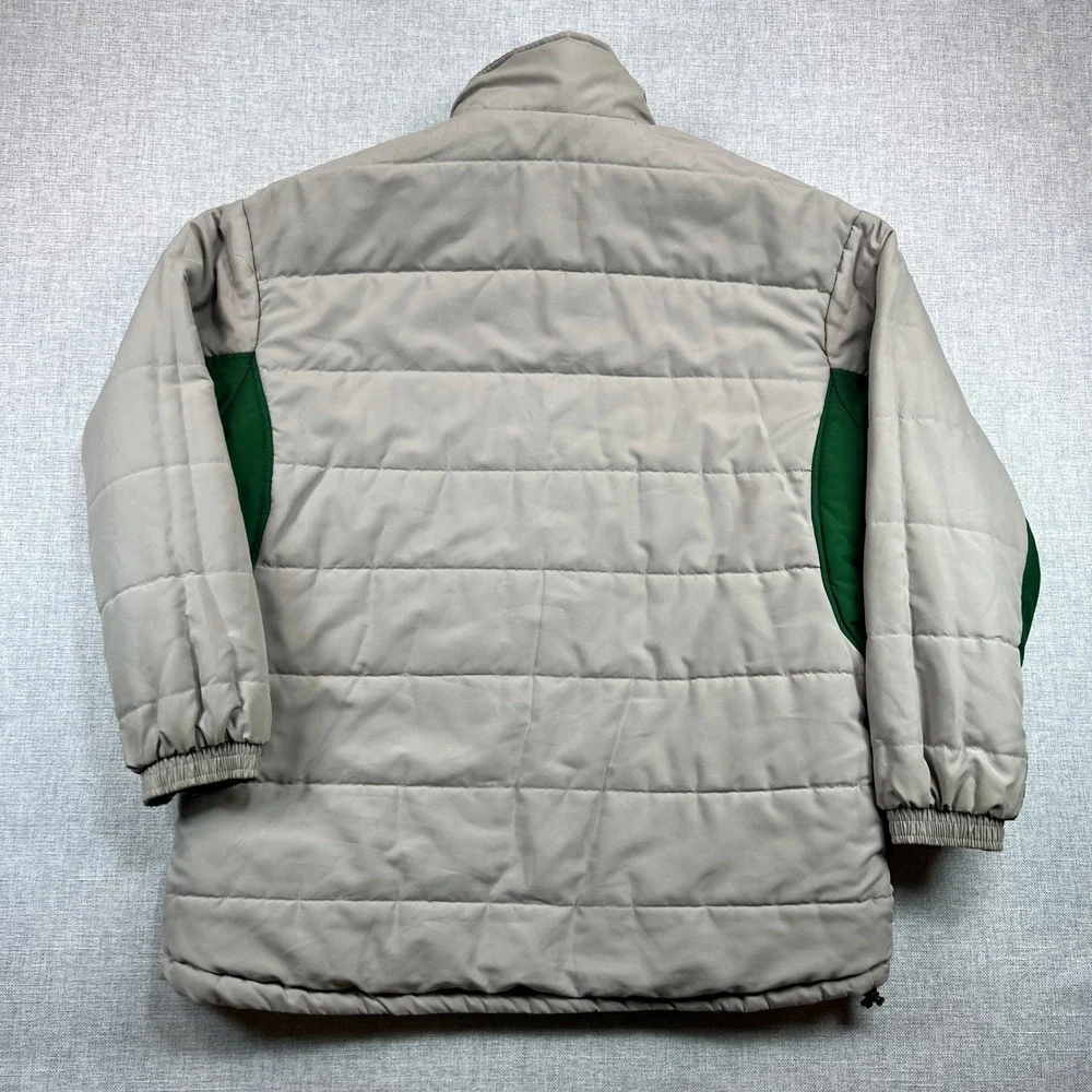 Vintage Y2K Nike Michigan State Spartans Jacket Reversible Puffer Coat Men Large